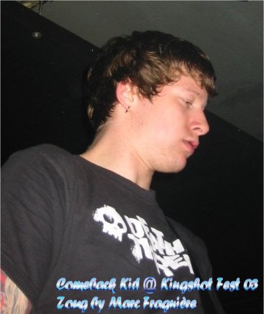 Comeback Kid @ King Shot 2003