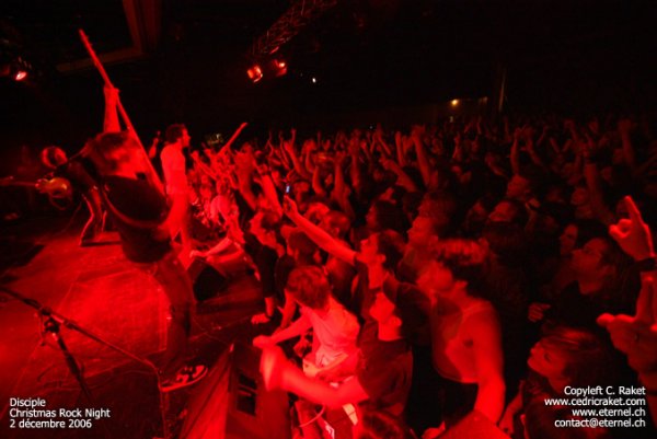 Disciple au Christmas Rock Night 2006