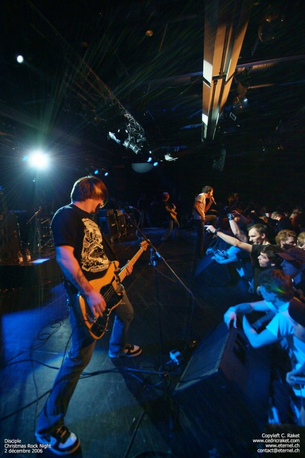 Disciple au Christmas Rock Night 2006