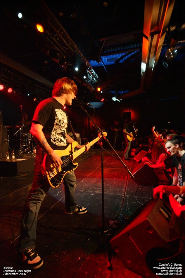 Disciple au Christmas Rock Night 2006