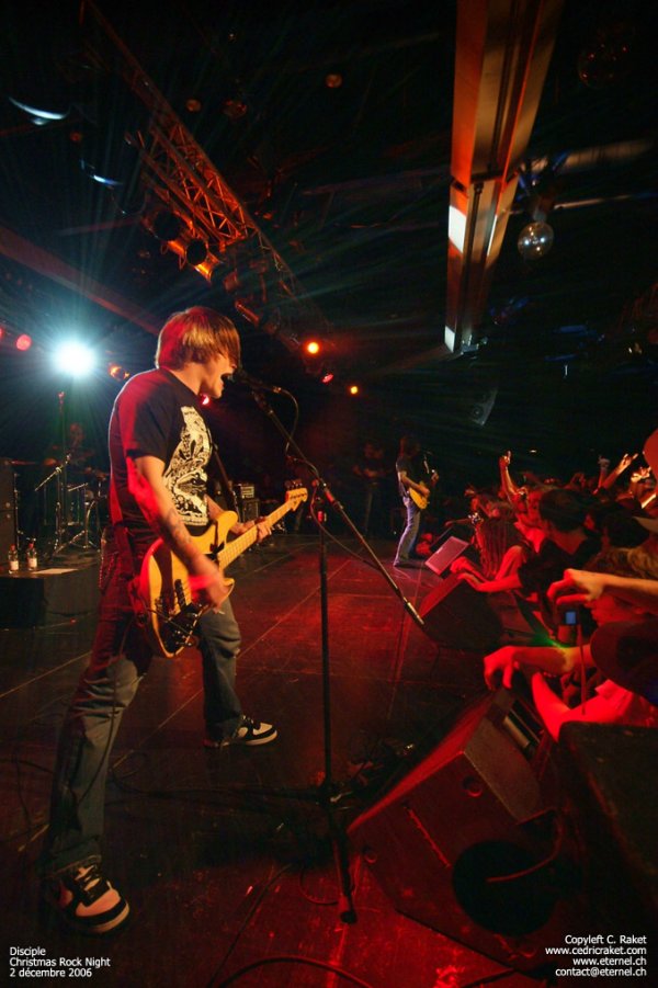 Disciple au Christmas Rock Night 2006