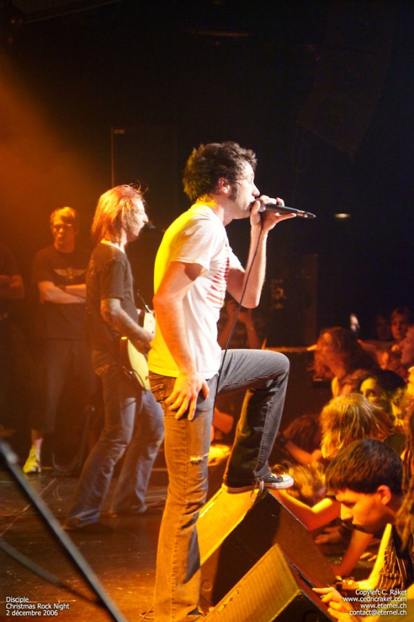 Disciple au Christmas Rock Night 2006